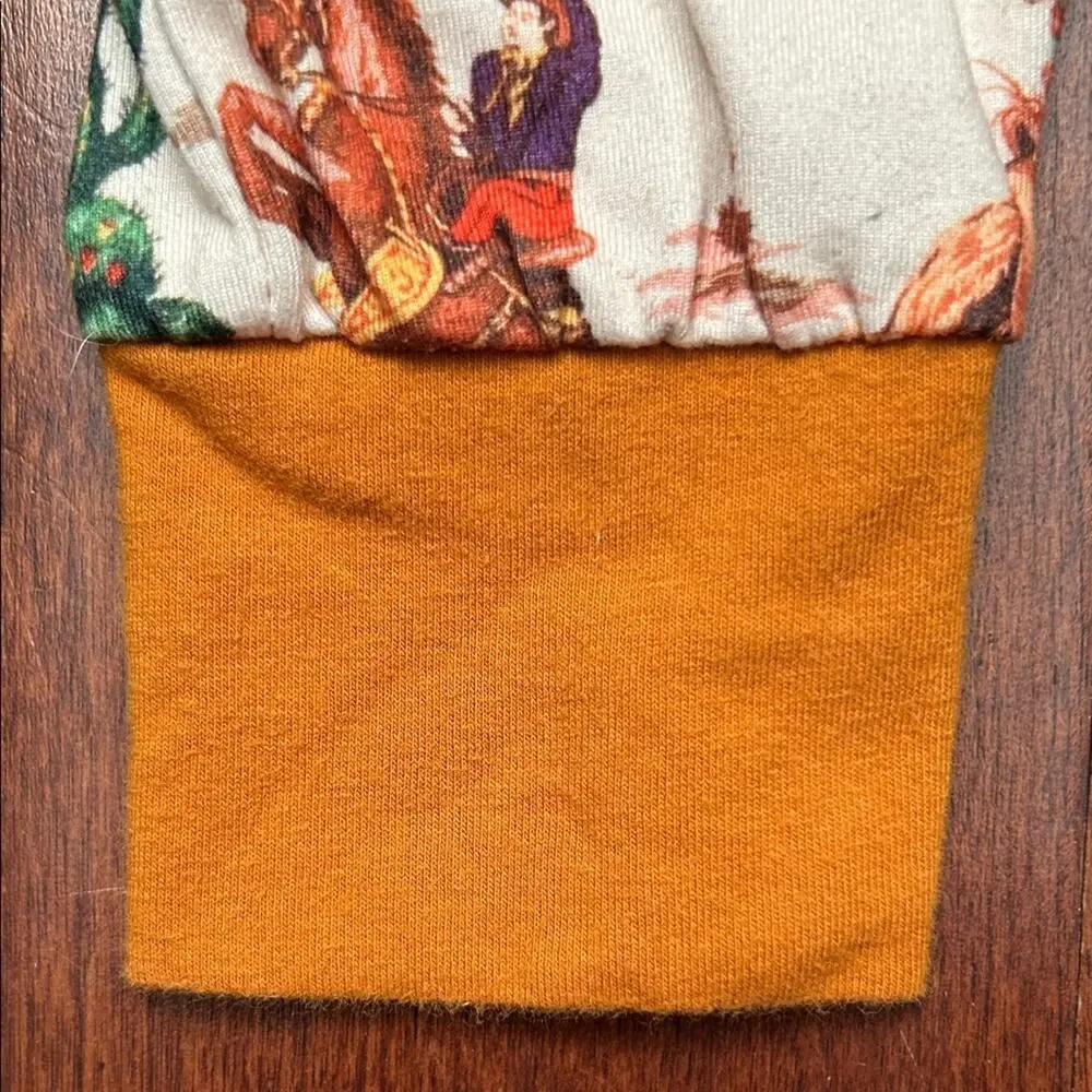 Baby’s Western Adventure Jumpsuit PJs, Size 3-6 Months
